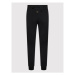 Versace Jeans Couture Teplákové nohavice Logo Thick Foil 72GAAT01 Čierna Regular Fit
