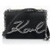 Kabelka Karl Lagerfeld K/Signature Sm Shoulderbag Black/Nickel