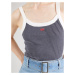 LEVI'S ® Top 'Essential Sporty Rib Tank'  námornícka modrá / biela