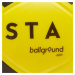 Penová futbalová lopta Ballground 500 V4 žlto-čierna
