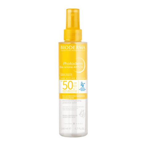 BIODERMA Photoderm opaľovacia antioxidačná voda SPF50 200 ml