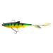 Umelá nástraha typu Shad s lístkom Roachspin 120 Firetiger