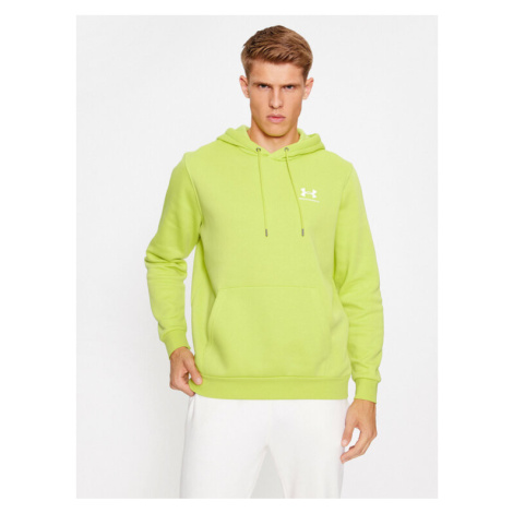 Under Armour Mikina Ua Essential Fleece Hoodie 1373880 Žltá Loose Fit