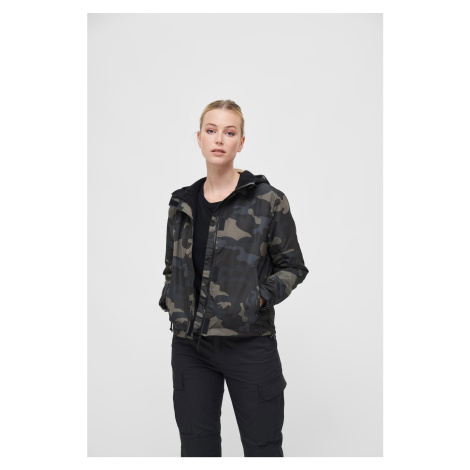 Women's camouflage windbreaker