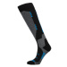 Lyžiarske podkolienky (ponožky) BLIZZARD Wool Sport ski socks, black turquoise