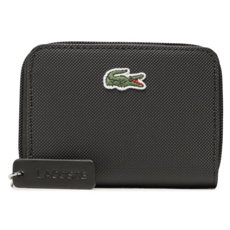 Lacoste Malá dámska peňaženka Xs Zip Coin Wallet NF4193PO Čierna