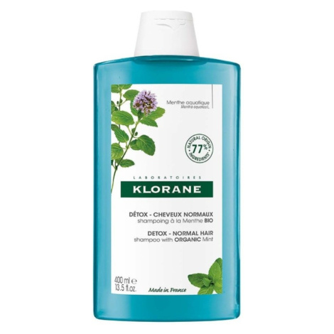 Klorane Detox ikačný šampón pre normálne vlasy Menthe 400 ml