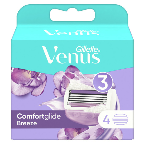 Gillette Venus Venus Comfortglide breeze Náhradné hlavice 4 ks