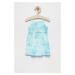 Dievčenské bavlnené šaty United Colors of Benetton midi, rovný strih