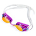 Plavecké okuliare borntoswim freedom mirror swimming goggles fialová