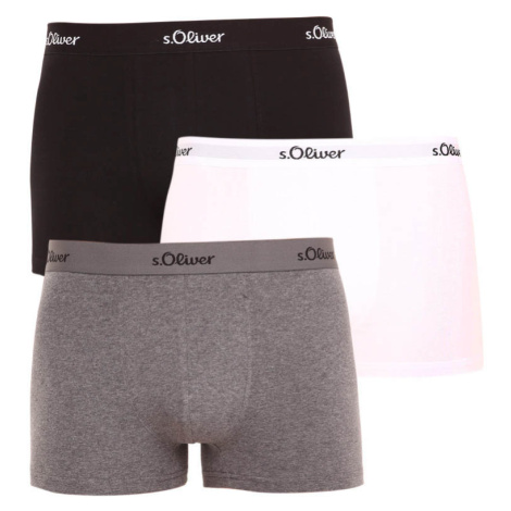 3PACK men's boxers S.Oliver multicolor