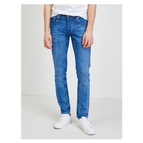 Blue Mens Slim Fit Jeans Jeans Cash Jeans Jeans - Men Pepe Jeans