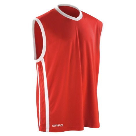 Spiro Pánske basketbalové tričko RT278 Red