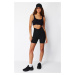 Trendyol Black Waist Extra Coupler Knitted Sports Shorts/Short Leggings