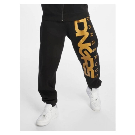 Dangerous DNGRS Classic Sweat Pants black/gold