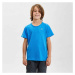 Detské turistické tričko mh500 od 7 do 15 rokov modré