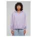 Women's Light Terry Oversized Hoodie - Purple