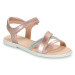 Geox  J SANDAL KARLY GIRL  Sandále Ružová