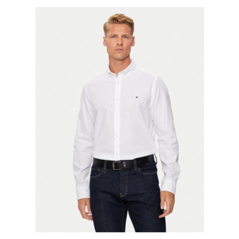 Tommy Hilfiger Košeľa MW0MW34568 Biela Slim Fit