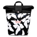 VUCH Dammit Flowers White Backpack