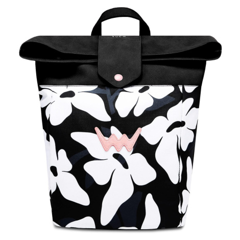 VUCH Dammit Flowers White Backpack