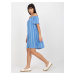 Dámske šaty D73771R30145J bielo-modré - FPrice