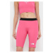 Športové krátke nohavice The North Face Mountain Athletics dámske, ružová farba, jednofarebné, s