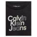 Calvin Klein Jeans Súprava Tričko a šortky Gradient Logo IN0IN00175 Čierna Regular Fit