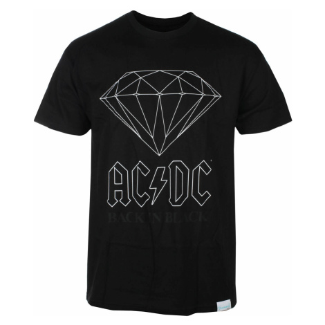 Tričko metal DIAMOND AC-DC Back In Black Čierna Diamond Supply Co.