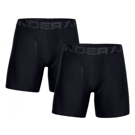 Pánske boxerky UNDER ARMOUR 2 PACK-UA Tech 6in-BLK