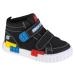 ČIERNE CHLAPČENSKÉ TOPÁNKY SKECHERS KOOL BRICKS-LIL CONSTRUCTOR 402224N-BKMT