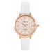 Elegantné hodinky s bielym remienkom Jordan Kerr 8240L-A