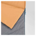 Kempingový spací vak arpenaz od 20° z bavlny karamelovej farby