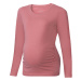 esmara® Dámske tehotenské tričko s dlhým rukávom (ružová)