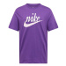 Nike Sportswear Tričko 'FUTURA 2'  fialová / biela