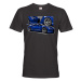 Pánské tričko Blue nissan GT-R - tričko pre milovníkov áut