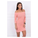 Fitted dress - ribbed apricot