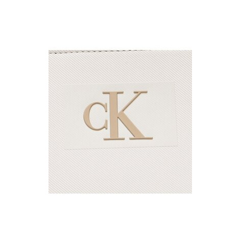 Calvin Klein Jeans Kabelka Sculpted Wing Shopper27 Twill K60K610305 Biela