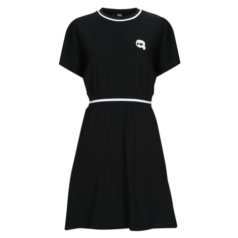 Karl Lagerfeld  IKONIK 2.0 T-SHIRT DRESS  Krátke šaty Čierna