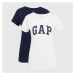 Tričko GAP V-Gap Franchise Classic Tee Pack Navy Uniform V2