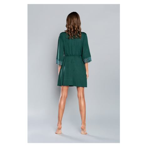 Samaria bathrobe with 3/4 sleeves - green Italian Fashion