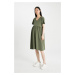 DEFACTO Regular Fit Short Sleeve Short Maternity Dress