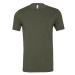 Canvas Unisex tričko CV3413 Military Green Triblend