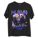 Def Leppard tričko Hysteria Tour Čierna
