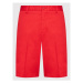 Paul&Shark Bavlnené šortky C0P4000 Červená Regular Fit