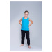 Tytus Boys' T-Shirt with Wide Straps - Turquoise