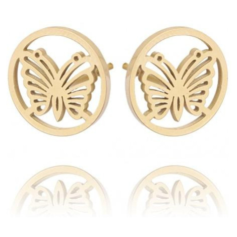 Dámske náušnice motýle