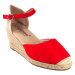 Amarpies  Zapato señora  26484 acx rojo  Univerzálna športová obuv Červená