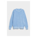 MIKINA GANT SUNFADED C-NECK SWEAT GENTLE BLUE