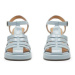 Simple Sandále AZALIA-2023 Modrá